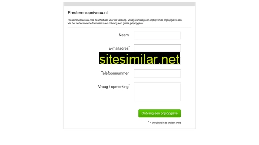 presterenopniveau.nl alternative sites