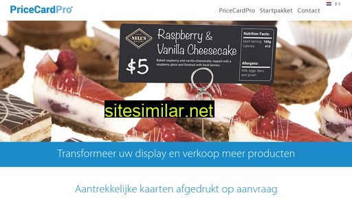 pricecardpro.nl alternative sites
