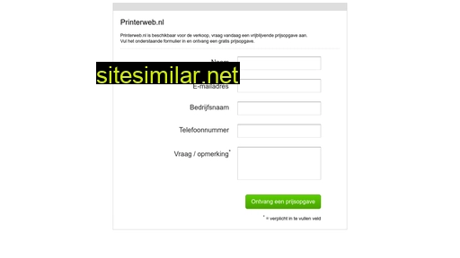 printerweb.nl alternative sites