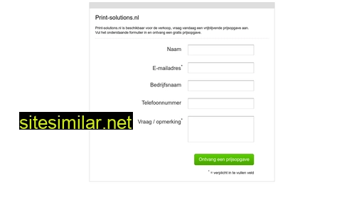 print-solutions.nl alternative sites