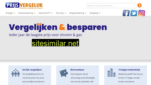 prijsvergelijk.nl alternative sites