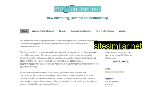 procentbeheer.nl alternative sites