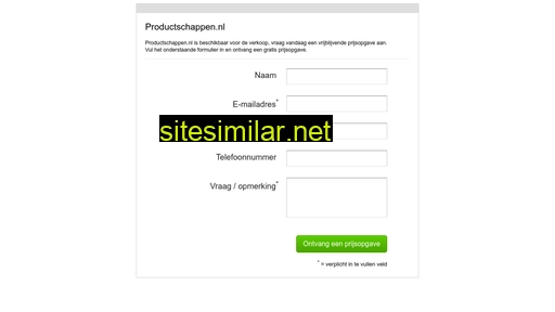 productschappen.nl alternative sites