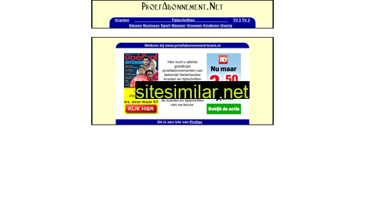 proefabonnement-krant.nl alternative sites