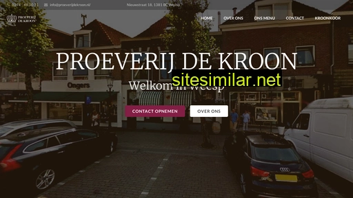 proeverijdekroon.nl alternative sites