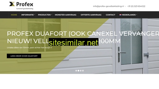 profex-gevelbekleding.nl alternative sites