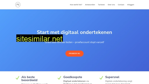 profsign.nl alternative sites