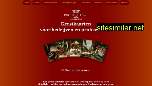 proheritagecards.nl alternative sites
