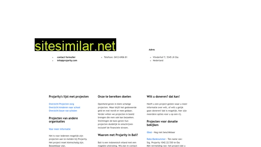projarity.nl alternative sites