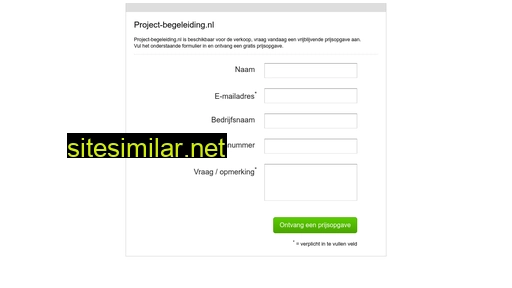 project-begeleiding.nl alternative sites