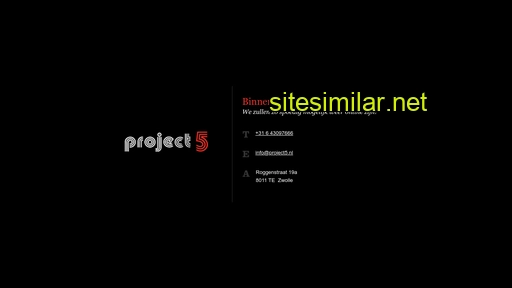 Project5 similar sites