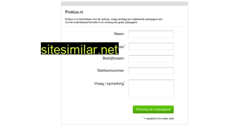 proklus.nl alternative sites