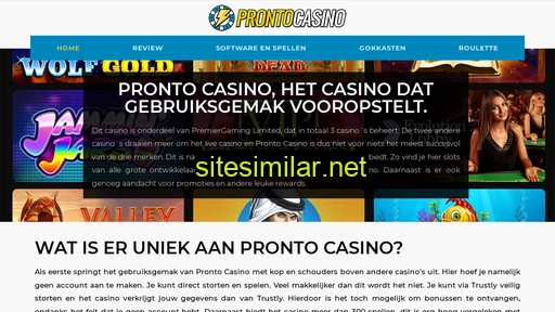 pronto-casino.nl alternative sites