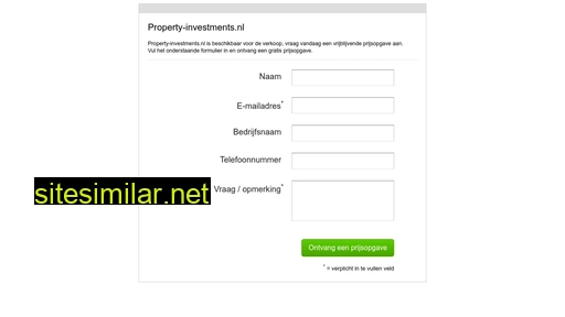 property-investments.nl alternative sites