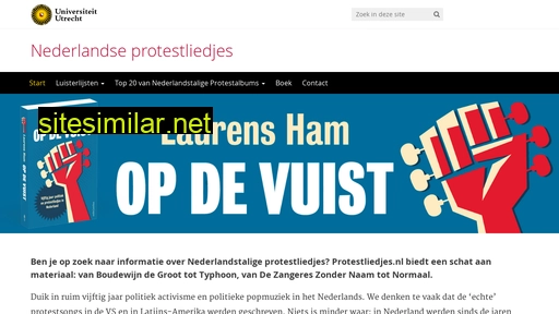 protestliedjes.nl alternative sites