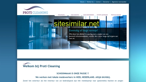 Proti-cleaning similar sites