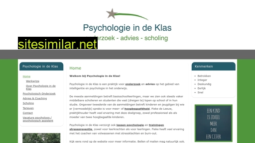 psychologieindeklas.nl alternative sites