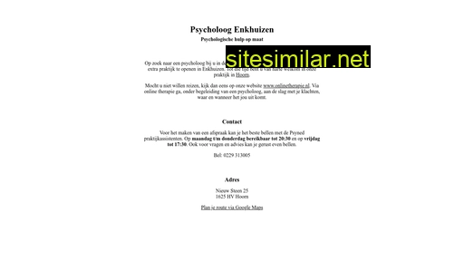 psycholoogenkhuizen.nl alternative sites
