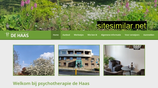 Psychotherapiedehaas similar sites