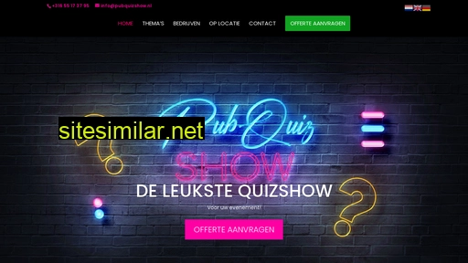 pubquizshow.nl alternative sites
