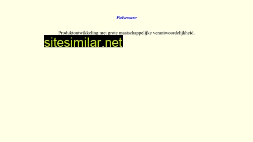 pulseware.nl alternative sites