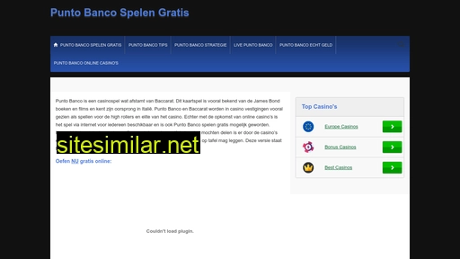 puntobancospelengratis.nl alternative sites