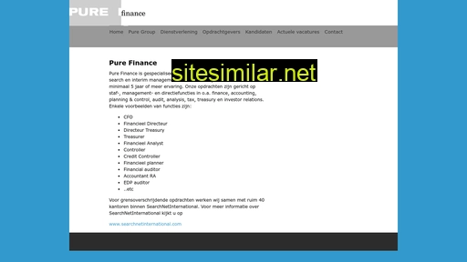 purefinance.nl alternative sites