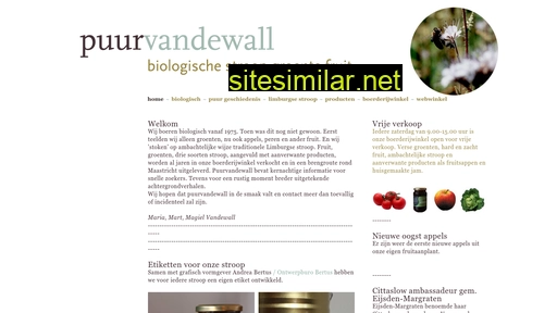 puurvandewall.nl alternative sites