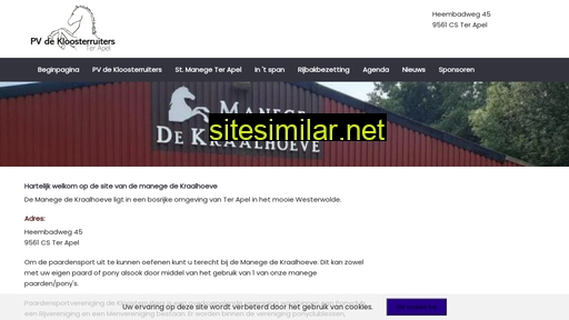 pvdekloosterruiters.nl alternative sites