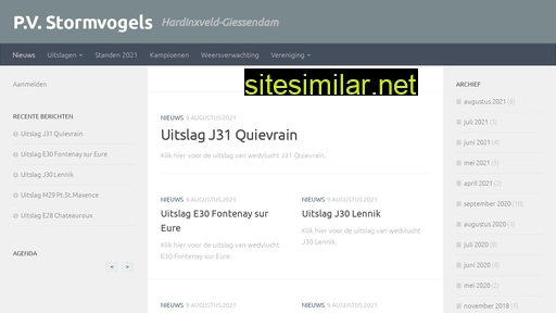 pvstormvogels.nl alternative sites