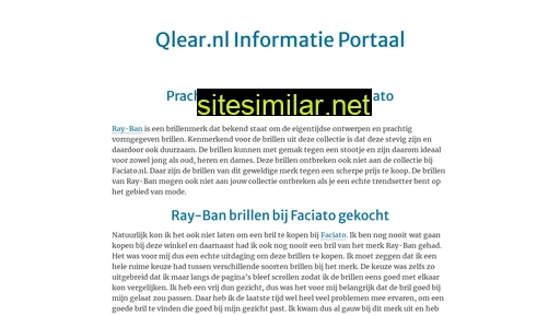 qlear.nl alternative sites