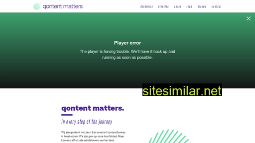 qontentmatters.nl alternative sites