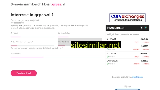 qrpas.nl alternative sites