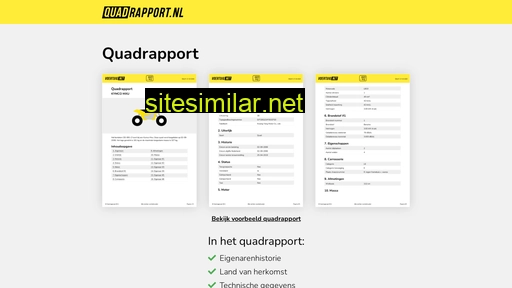 Quadrapport similar sites
