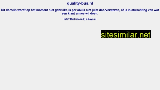 quality-bus.nl alternative sites