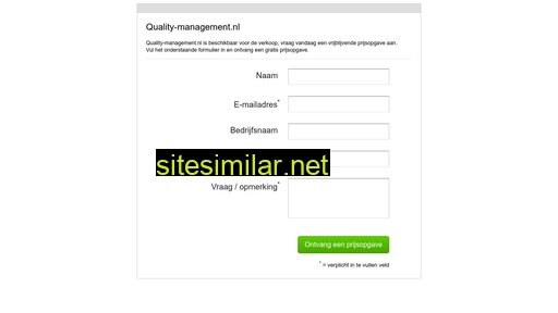 Quality-management similar sites
