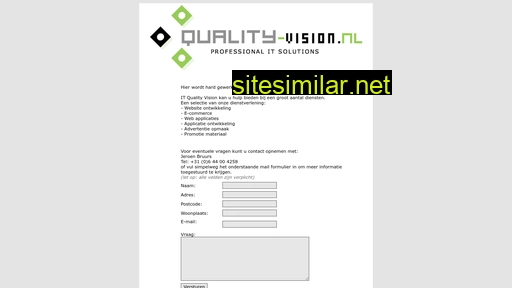 quality-vision.nl alternative sites