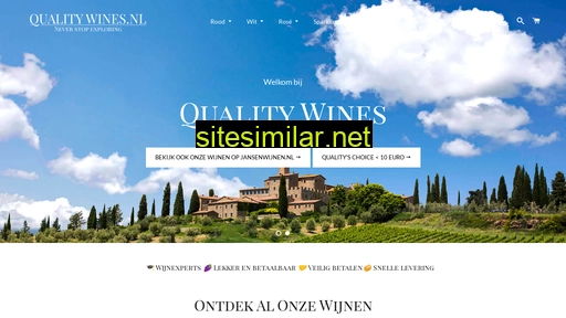 qualitywines.nl alternative sites