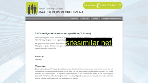 raadgevers-recruitment.nl alternative sites