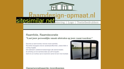 raamdesign-opmaat.nl alternative sites