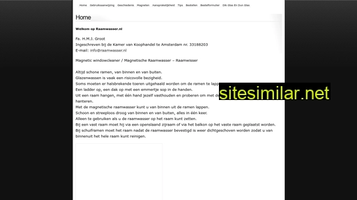 raamwasser.nl alternative sites