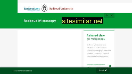 radboudmicroscopy.nl alternative sites