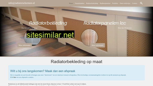 radiatorschermen.nl alternative sites