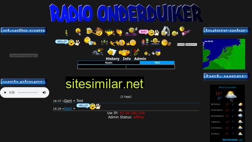 Radioonderduiker similar sites