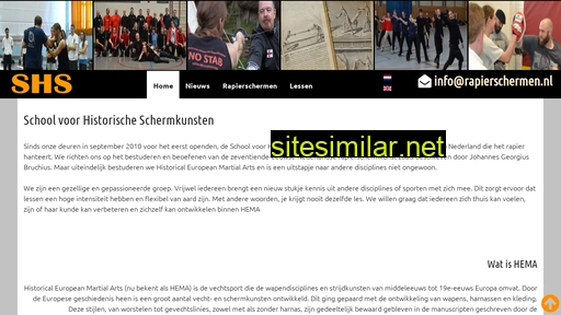 rapierschermen.nl alternative sites
