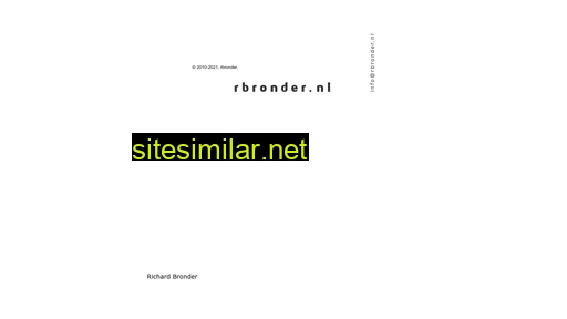rbronder.nl alternative sites