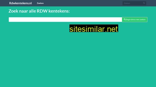 rdwkentekens.nl alternative sites