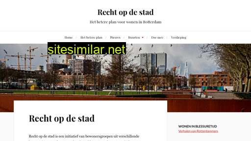 rechtopdestad.nl alternative sites