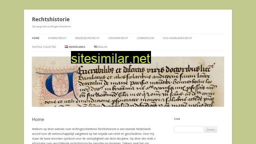 rechtshistorie.nl alternative sites