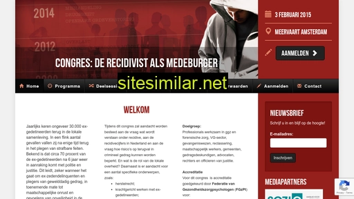 recidivecongres.nl alternative sites